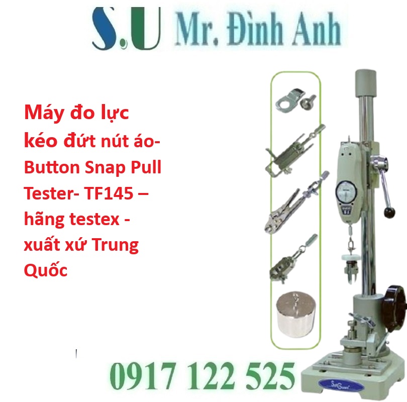 Máy đo lực kéo đứt cúc áo: Thiết bị không thể thiếu cho chất lượng may mặc