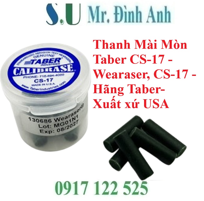 Thanh mài CS-17 – USA chính hãng, hiệu chuẩn mài mòn chuẩn lab
