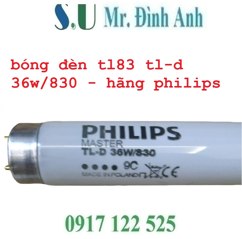 Bóng Đèn TL83 So Màu TL-D 36W/830 Philips: Chuẩn Màu Cực Chính Xác Cho May Mặc & Sơn Phủ