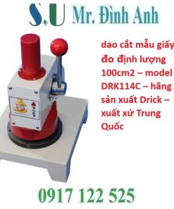 Dao Cắt Mẫu Giấy Đo Định Lượng 100cm² DRK114C