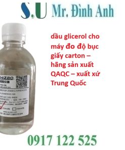 Dầu Glicerol Cho Máy Đo Độ Bục Giấy Carton QAQC