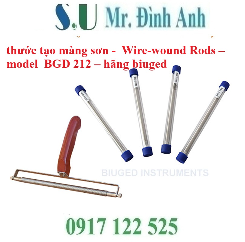 Bar coater — Thước kéo màng sơn chính xác cho sản xuất sơn & dung môi