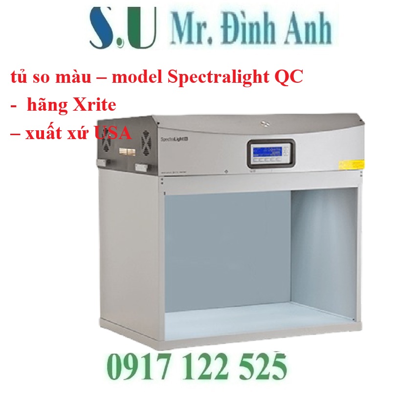 Tủ so màu X-Rite SpectraLight QC cho QC chuẩn
